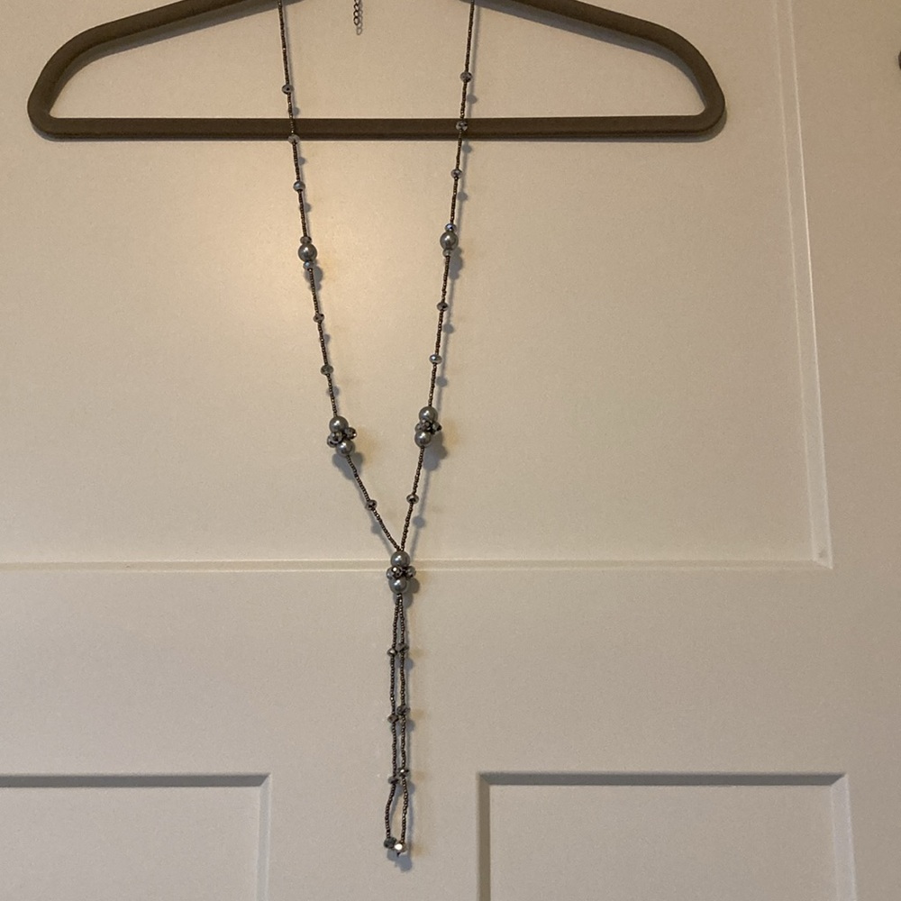 Pearl & bead pendant
